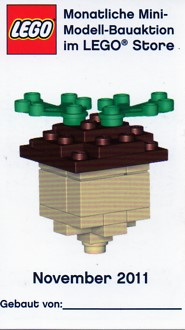 Mini-Modell des Monats-Karte - 2011 11 November, Eichel