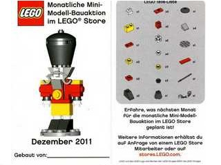 Mini-Modell des Monats-Karte - 2011 12 Dezember, Nussknacker
