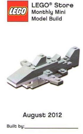 Monthly Mini Model Build Card - 2012 08 August, Shark