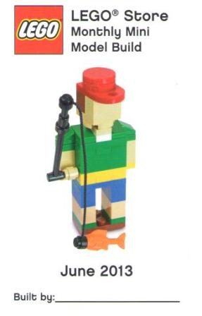 Monthly Mini Model Build Card - 2013 06 June, Fisherman