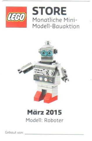 Mini-Modell des Monats-Karte - 2015 03 März, Roboter