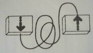 Modulex Time Indicator for Baseboards with Arrows Pattern