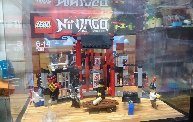 Display Assembled Set, NINJAGO Set 70591 in Plastic Case