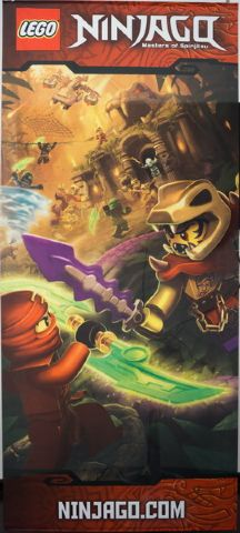 Display Flag Cloth, NINJAGO Kai and Krait, Vertical