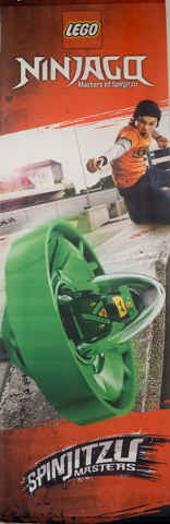 Display Flag Cloth, NINJAGO Lloyd, Spinjitzu Spinner