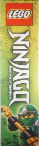 Display Flag Cloth, NINJAGO Logo - Narrow, Green