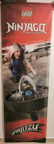 Display Flag Cloth, NINJAGO Nya, Spinjitzu Spinner