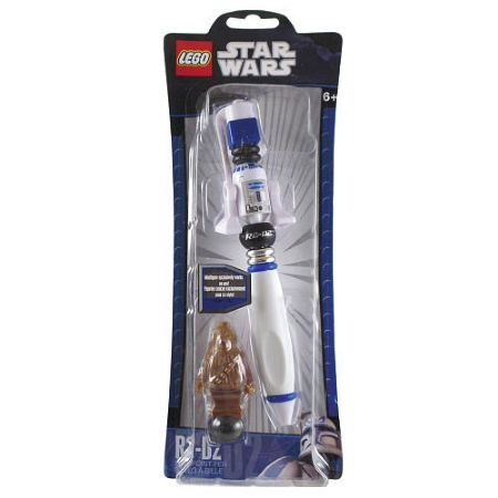 SW R2-D2 Pen - Clone Wars with Chewbacca Figure