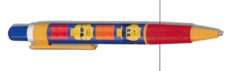 Classic Pen Minifigure Heads and Bricks Pattern