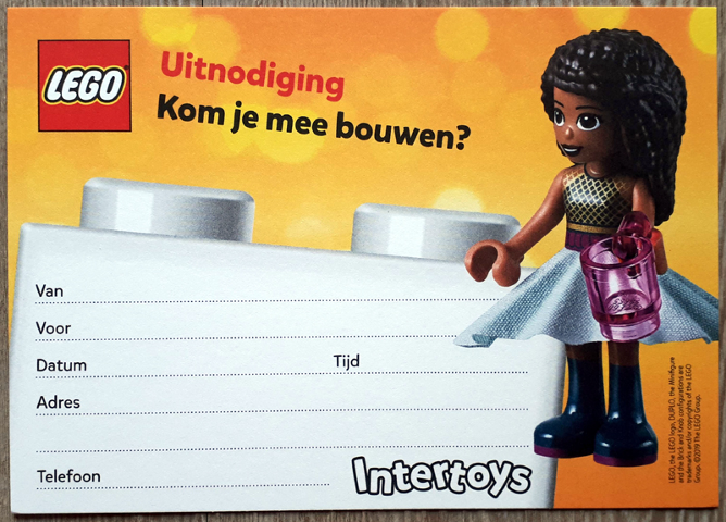 Party Invitation, Friends Andrea Mini Doll