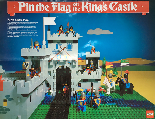 Pin the Flag on the King's Castle Game