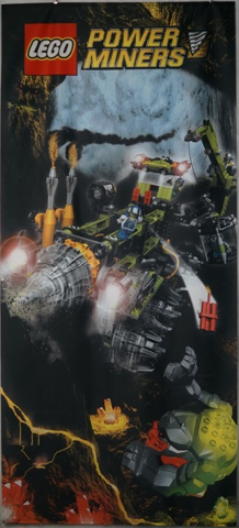 Display Flag Cloth, Power Miners, Geolix