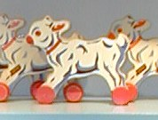 Wooden Pull Along Lamb