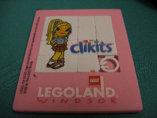 Slide Puzzle from LEGOLAND Windsor, Clikits