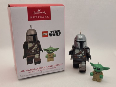 Christmas Tree Ornament, Hallmark LEGO Star Wars The Mandalorian and Grogu