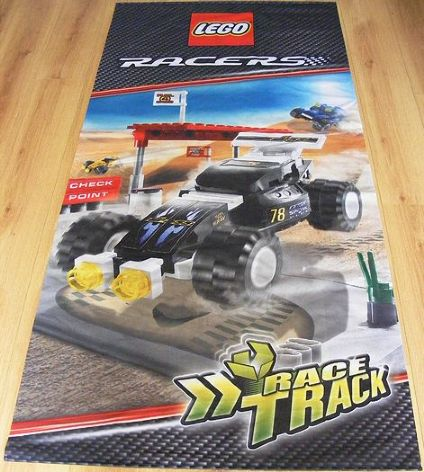 Display Flag Cloth, Racers Tiny Turbos (shows 8126)
