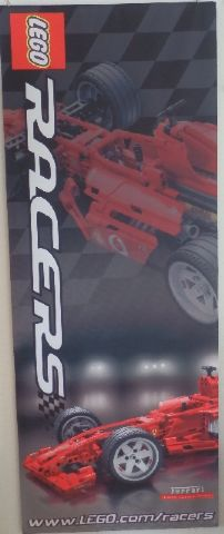 Display Flag Cloth, Racers Ferrari F1 (shows 8386)