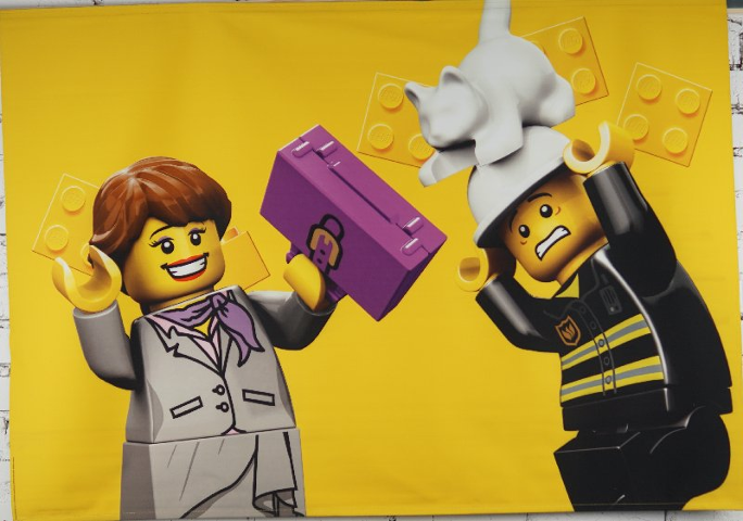 Display Flag Cloth, Velcro, Fireman and Cat