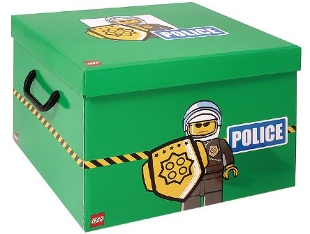 Storage Box XXL Police Green 33 x 33.5 x 25.5
