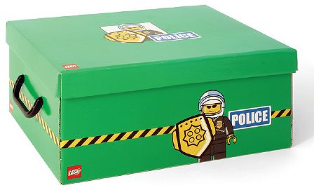Storage Box XL Police Green 39.5 x 29.5 x 18.5
