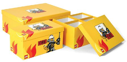 Storage Boxes Modular Fire Yellow
