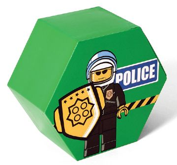 Storage Jar Police Green 19.5 x 19.5 x 11.5