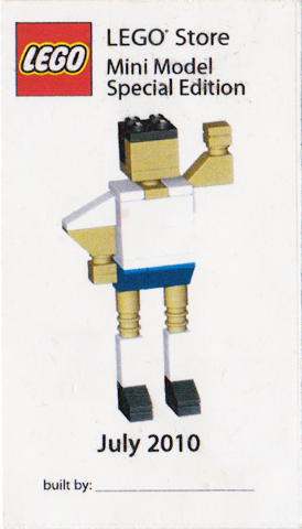 Mini Model Special Edition Card - 2010 07, World Cup Footballer