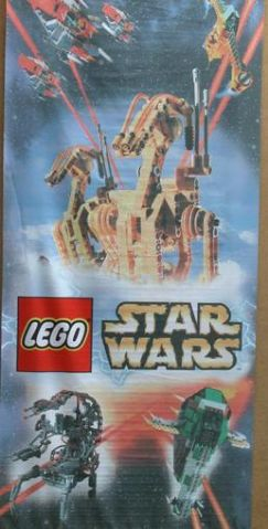 Display Flag Cloth, Star Wars Episode 1 Large Battle Droid