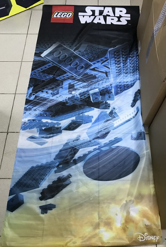 Display Flag Cloth, Star Wars, Bricks