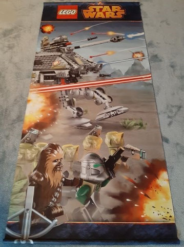 Display Flag Plastic, Star Wars, Double-Sided