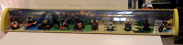 Display Assembled Set, Long Plastic Case Shell Promotional Series (shows sets 2535 through 2544)