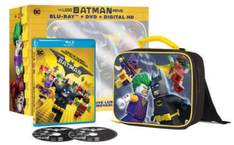 Video DVD and BD and Digital HD - The LEGO Batman Movie with Lunch Box (Walmart Exclusive)