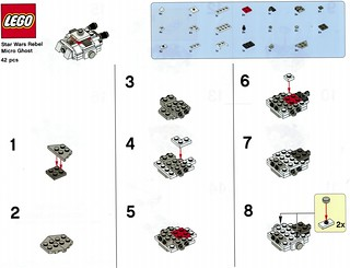 Toys "R" Us Exclusive Build Instructions: Star Wars Rebel Micro Ghost