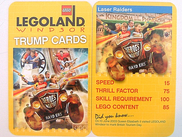 LEGOLAND Windsor Trump Card, Laser Riders
