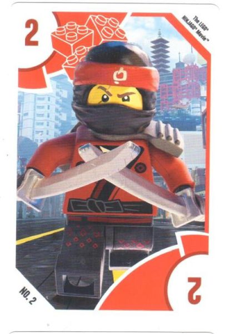 Toys "R" Us Trading Card Various Themes - No.  2 - The LEGO NINJAGO Movie - 2 Kai