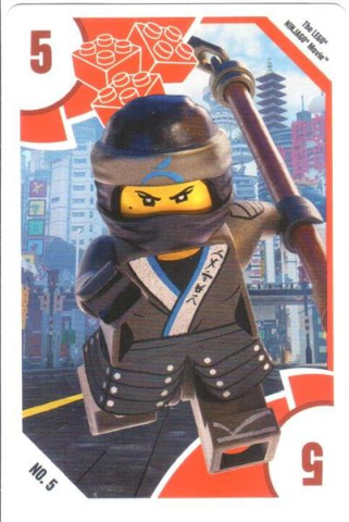 Toys "R" Us Trading Card Various Themes - No.  5 - The LEGO NINJAGO Movie - 5 Nya
