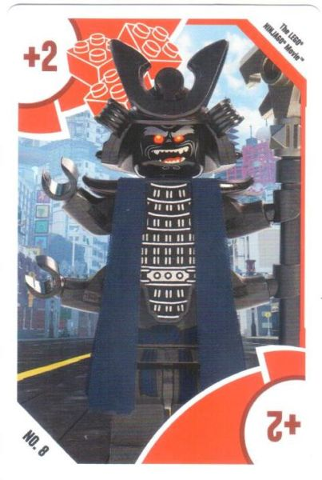 Toys "R" Us Trading Card Various Themes - No.  8 - The LEGO NINJAGO Movie - +2 Garmadon