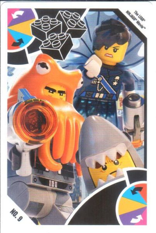 Toys "R" Us Trading Card Various Themes - No. 9 - The LEGO NINJAGO Movie - Haimonster / Shark Army