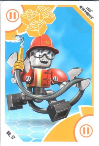 Toys "R" Us Trading Card Various Themes - No. 17 - NEXO KNIGHTS - II Robo / Squirebots