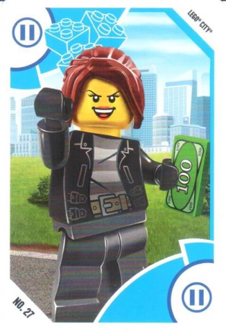 Toys "R" Us Trading Card Various Themes - No. 27 - City - II Diebin / Thief