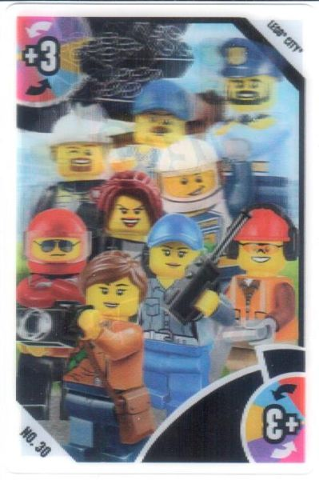 Toys "R" Us Trading Card Various Themes - No. 30 - City - +3 Team City