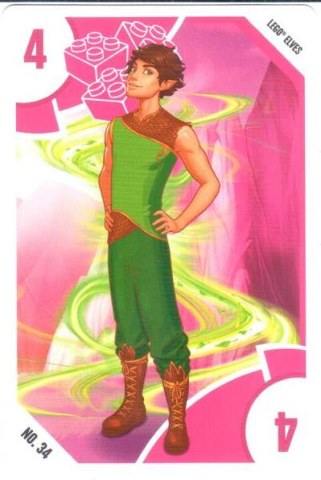 Toys "R" Us Trading Card Various Themes - No. 34 - Elves - 4 Farran