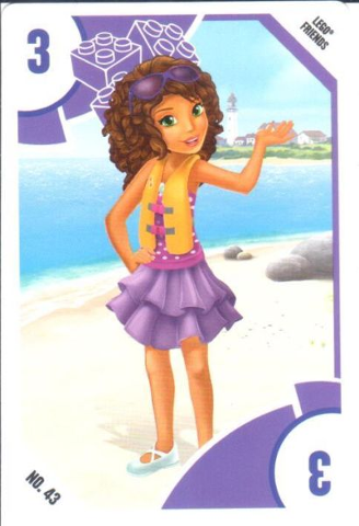 Toys "R" Us Trading Card Various Themes - No. 43 - Friends - 3 Andrea