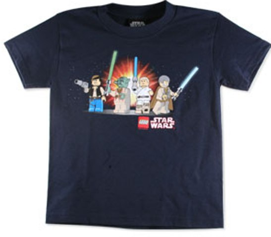 T-Shirt, SW Star Wars Action Lineup Darth Vader, Yoda, Luke Skywalker, Obi-Wan Kenobi