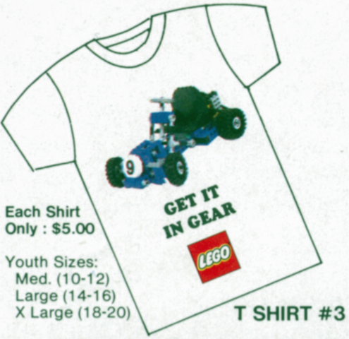 T-Shirt, Technic, 'GET IT IN GEAR' (T-3/T Shirt #3)