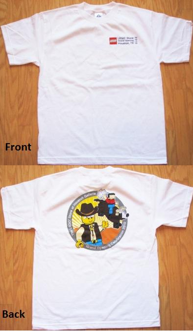 T-Shirt, Lego Store Grand Opening Limited Edition, Houston Galleria, Houston, TX