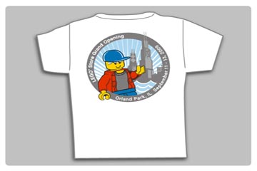 T-Shirt, Lego Store Grand Opening Limited Edition, Orland Park, IL