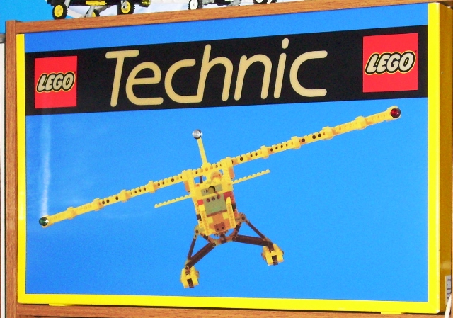 Display Sign Large Lighted, Motorized - Technic 8855 Prop Plane
