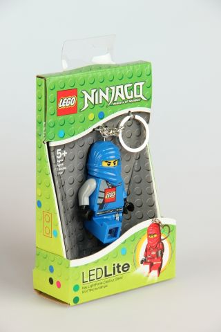 Mini Torch Minifigure Flashlight Key Chain NINJAGO Jay (LEDLite)