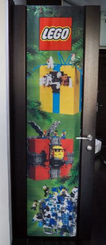 Display Flag Cloth, Christmas Gift - 3 Lego Packages